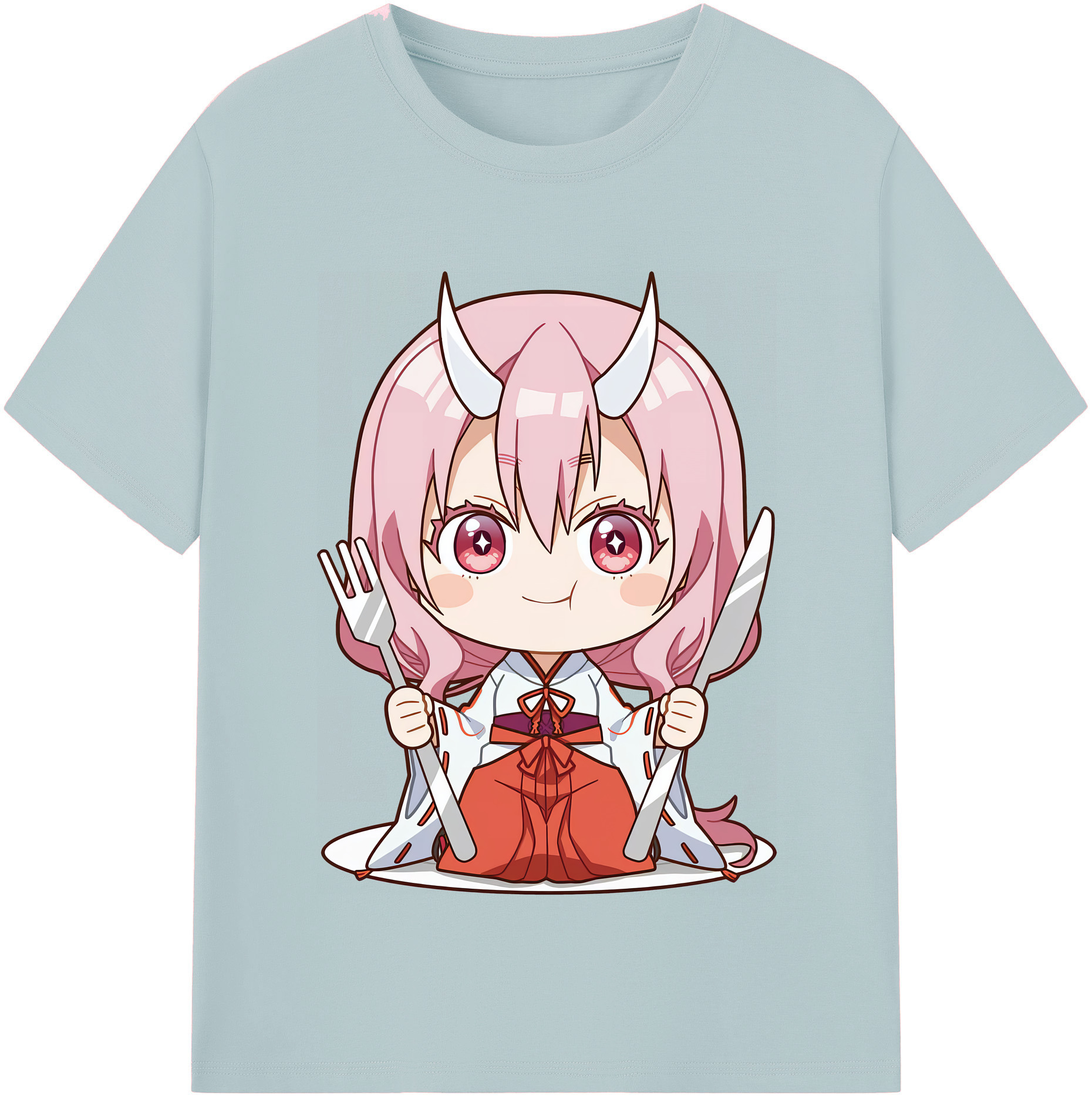 （画像用） 転スラ Regarding Reincarnated to Slime 綿100％半袖Tシャツ（フロントプリント）